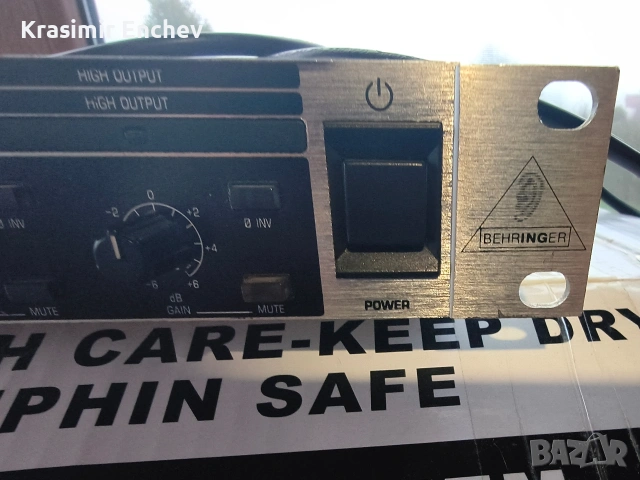 кросоувър беринжер , снимка 3 - Ресийвъри, усилватели, смесителни пултове - 53689414