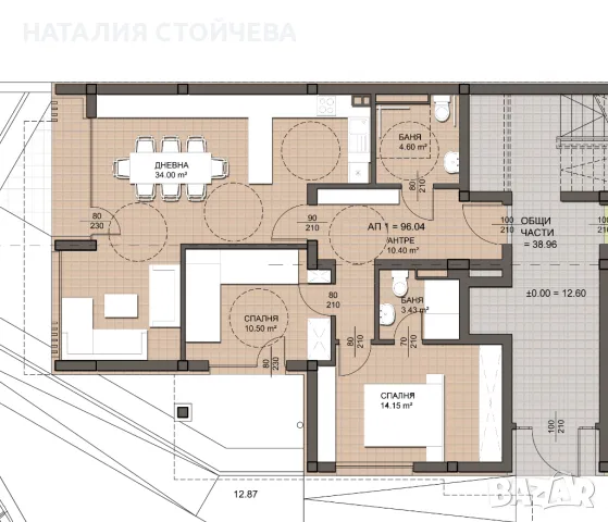 Продава 3-СТАЕН, снимка 3 - Aпартаменти - 48287004