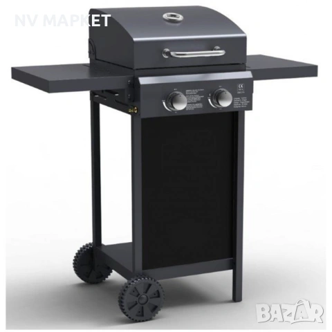 Газово барбекю Muhler с 2 горелки, 2x2.8kW, снимка 3 - Други - 53684602