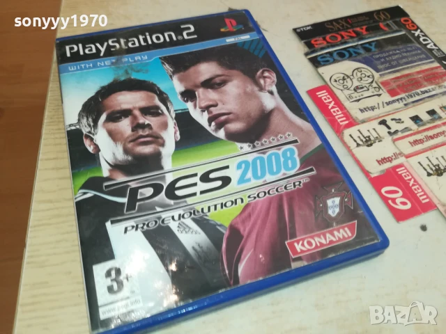 SONY PS2 GAME-PES 2008 0806251739, снимка 4 - Игри за PlayStation - 50593576