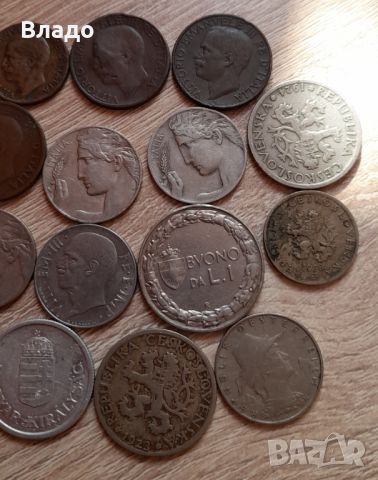 Лот стари италиански, чешки, австрийски монети , снимка 1 - Нумизматика и бонистика - 46403723