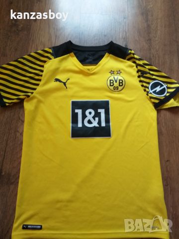 Puma Borussia Dortmund Home Jersey 2021-2022 - страхотна футболна тениска КАТО НОВА С, снимка 5 - Тениски - 45424768