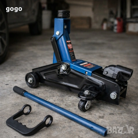 Хидравличен крик крокодил 3 тона - мобилен с колела