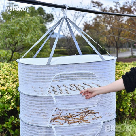 Сушилня с 4 нива – за плодове, билки и гъби, снимка 5 - Други стоки за дома - 51081379