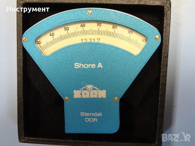 Твърдомер Shorе A ZORN Stendal DDR дурометър 30-100, снимка 2 - Други инструменти - 49929311