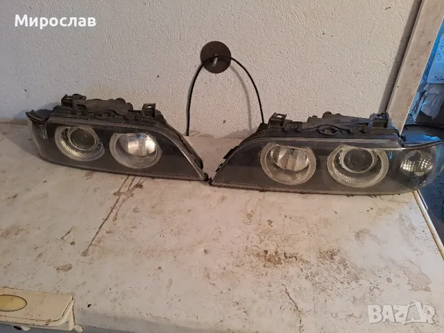 Фарове от БМВ Е39 BMW E39 със ангелски очи, снимка 1 - Части - 48118265