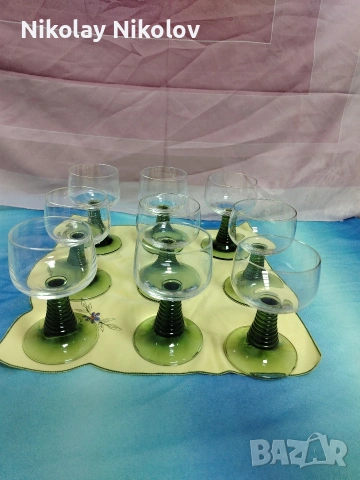 9 броя Roemer Schott Zwiesel W.Германия 70, снимка 10 - Сервизи - 53612201