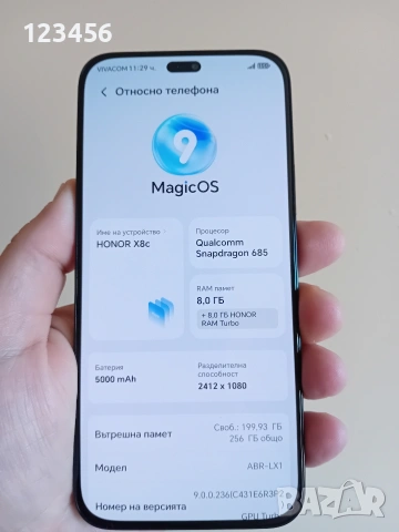 Honor x8c с гаранция , снимка 3 - Други - 53745019