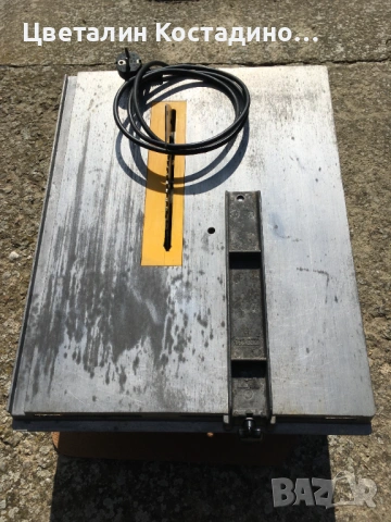 немски настолен циркуляр "Hanning", снимка 3 - Триони и циркуляри - 53650132