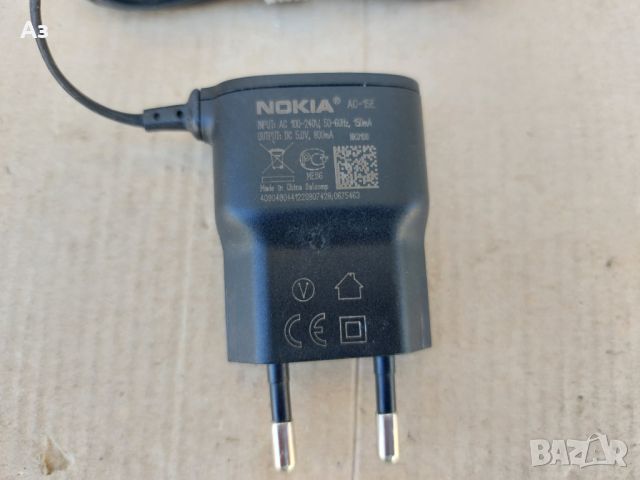 Nokia зарядно тънка букса AC-15E Нокиа, снимка 4 - Оригинални зарядни - 39436272