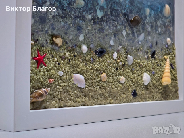 3D картина с море от епоксидна смола, снимка 3 - Картини - 52937575