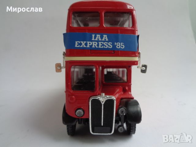 1:50 SOLIDO 1/50 Double Decker ДВУЕТАЖЕН АВТОБУС КОЛИЧКА МОДЕЛ, снимка 3 - Колекции - 45570112