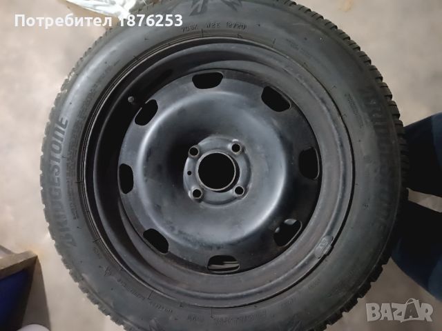 Зимни гуми Bridgestone Blizzak 205/55R16 на железни джанти, снимка 10 - Гуми и джанти - 45934613