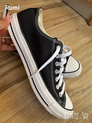 Оригинални черни кецове кецове Converse ! 44 н, снимка 1