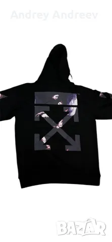 OFF WHITE Angels (Black), снимка 4 - Тениски - 48079643