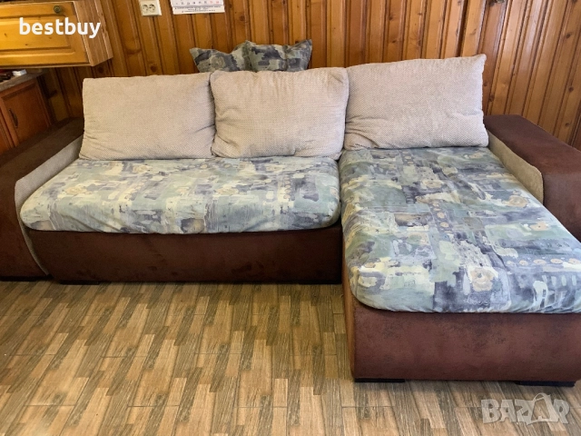 Голям диван с функция сън, снимка 2 - Дивани и мека мебел - 51961720