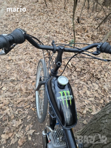 Продавам веломотор с чисто нов двигател 80 сс най добро качество, снимка 5 - Велосипеди - 53942601