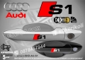 AUDI RS Line стикери дръжки SKD-AU-RSL, снимка 9