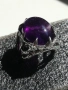Сребърен пръстен с Аметист , снимка 6