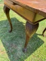 Стара разтегателна маса с лъвски крака, снимка 3