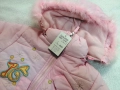 Ново детско розово яке с качулка, снимка 2