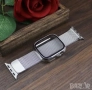 Метална Верижка с предпазен Калъф за Apple Watch Series 9 41mm, снимка 4