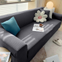 Еластичен калъф за диван "Комфорт", тъмно сиво, снимка 1