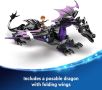 LEGO Disney Dragon Комплект Спящата красавица и дракон, играчка за сглобяване за деца 7+ г., 43240, снимка 8