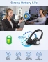 Безжични Bluetooth слушалки New Bee с микрофон, шумопотискане и USB адаптер, 20 часа време за разгов, снимка 4