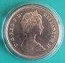 25 ПЕНСА 1980 ГОДИНА ВЕЛИКОБРИТАНИЯ, снимка 3