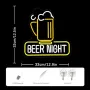 Нова Неонова LED табела Beer за бар, стена, мъжка стая 33x32 см знак, снимка 2