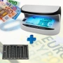 ПРОМО Оферта Детектор за фалшиви банкноти + монетник за евроцентове, снимка 1