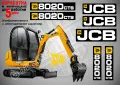 JCB 8035zts стикери надписи, снимка 8