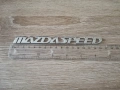 сребрист метален надпис MazdaSpeed за Mazda, снимка 2
