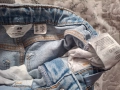 Дънки за момиче H&M 140 см, снимка 3