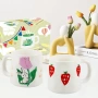 Комплект за рисуване „Направи си сам“ върху чаши, 2 чаши, четки, бои и ръководство за вдъхновение, снимка 7
