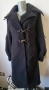 Уникален дизайн, ново наситено черно палто , снимка 8