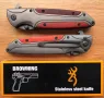  Сгъваем автоматичен нож Browning FA50  -102х228 мм, снимка 6