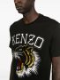 KENZO Black Varsity Embroidered Tiger Logo Мъжка Тениска size M (L), снимка 5