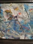 Стара авторска картина масло, снимка 3