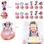 Нов комплект за Рожден Ден Мини Маус: Балони и Топър за Торта, снимка 4