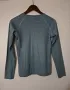Нова дамска блуза с дълъг ръкав синьо сива M L размер, снимка 3