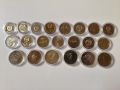 Лот 21 броя по 1, 2 и 5 лева възпоменателни монети България, снимка 5