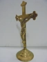 № 8460 Стар настолен кръст с разпятие  , снимка 2