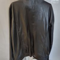 Мъжко яке - черно -  100% естествена кожа - размер 56 - Tailor & Son, снимка 2 - Якета - 45813164