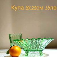 Винтидж стъклени ръчни  декорации, снимка 2 - Декорация за дома - 45924934