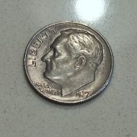 Монети САЩ 1 дайм, [1966-1977], снимка 8 - Нумизматика и бонистика - 45810390