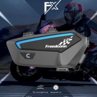 FreedConn FX Helmet Bluetooth слушалка, интерком за мотоциклети 2-10 ездачи, снимка 2 - Аксесоари и консумативи - 45374372