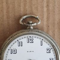 Стар джобен часовник Elgin ЗА ЧАСТИ, снимка 7 - Джобни - 45430525