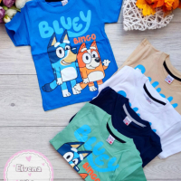 Тениска на Блуи и Бинго, снимка 1 - Детски тениски и потници - 44940391